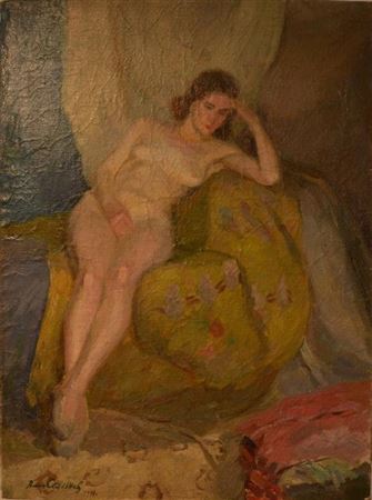 Nude in the chair ; 1941 by Wladimir Pavlovich Seleznev - Auction record, sale price, and art valuation. Compare with similar artists and explore comparable artworks.