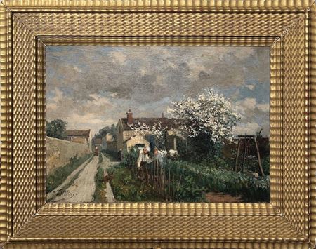 Flowering tree in the garden