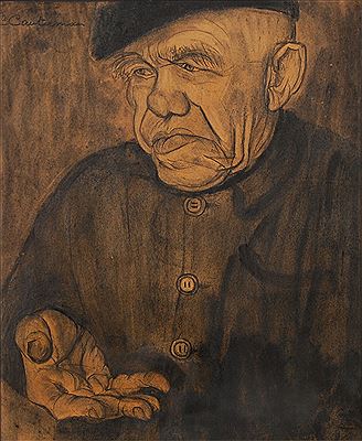 The beggar by Cecile Cauterman - Auction record, sale price, and art valuation. Compare with similar artists and explore comparable artworks.