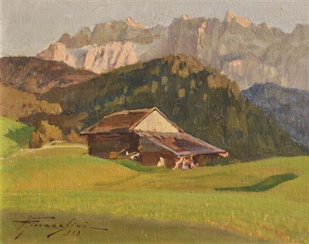 Dolomitenlandschaft, 1953
