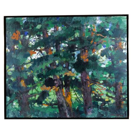 Pines by James Penney - Auction record, sale price, and art valuation. Compare with similar artists and explore comparable artworks.