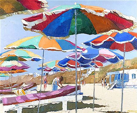 Beach umbrellas