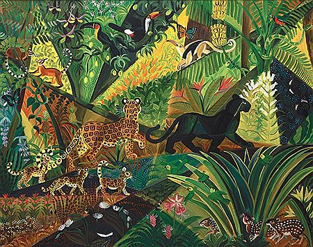 "Brazilian Jungle" 1974 by Dahlov Ipcar - Auction record, sale price, and art valuation. Compare with similar artists and explore comparable artworks.