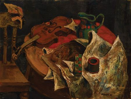 Still Life with Violin and Pitcher, 1954