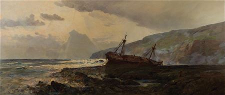 WRECK AT LOW TIDE