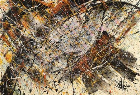 Composition "A429". by Jean Jacques Marie - Auction record, sale price, and art valuation. Compare with similar artists and explore comparable artworks.