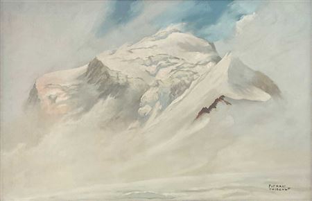The Mont Blanc. by Pierre Thibault - Auction record, sale price, and art valuation. Compare with similar artists and explore comparable artworks.