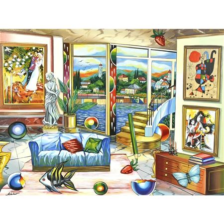 SURREALIST LIVING ROOM