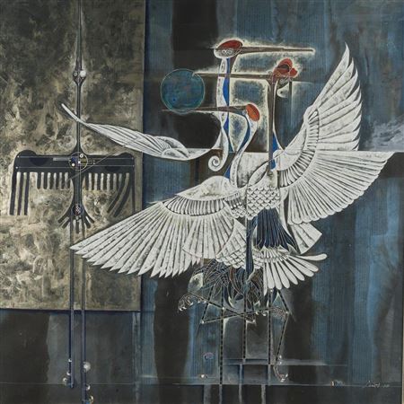 Four Cranes and a Moon, 1988