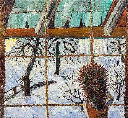 Winter, 1938 by Helen Dahm - Auction record, sale price, and art valuation. Compare with similar artists and explore comparable artworks.
