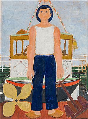 Sailor (Rhine harbor), around 1930