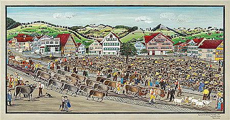 Sample artwork by Johann Baptist Zeller (1877 - 1959), known for painting - View similar artists and auction records