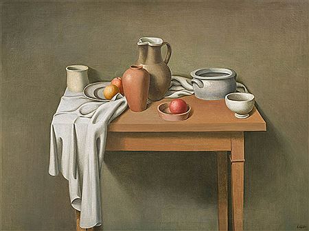 Large still life with jugs, 1924