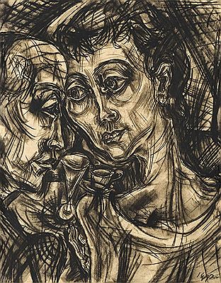 Double portrait, around 1920