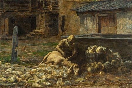 Il reddito del pastore, "The shepherd's yield", 1883/86