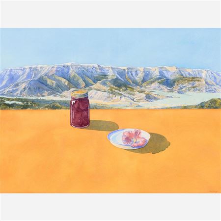 Still Life with View of the Valley, 1991