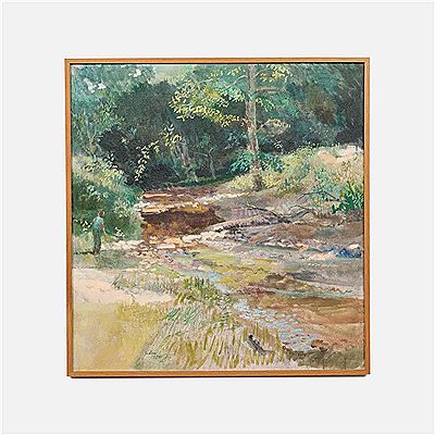 Alder Tree and Stream at Noon, 1974