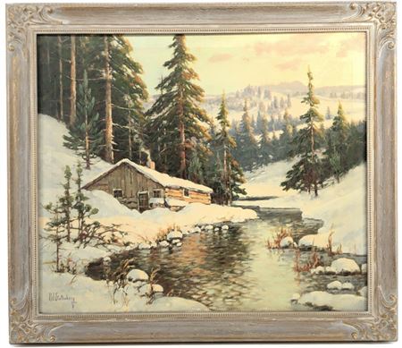 Winter Forest Scene