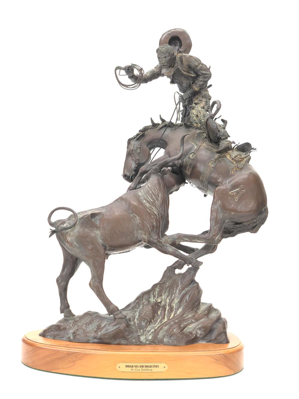 "Rough Men & Tough Times" by H Clay Dahlberg - Auction record, sale price, and art valuation. Compare with similar artists and explore comparable artworks.
