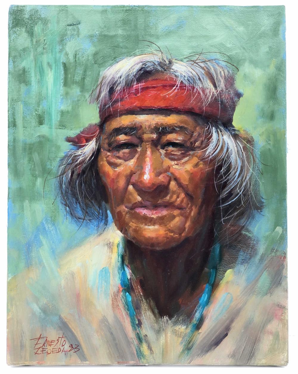 Portrait of an Indian