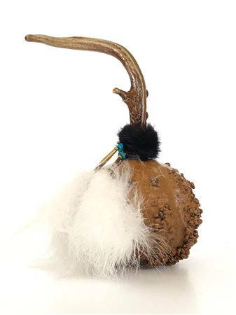 LAKOTA SIOUX GOURD RATTLE