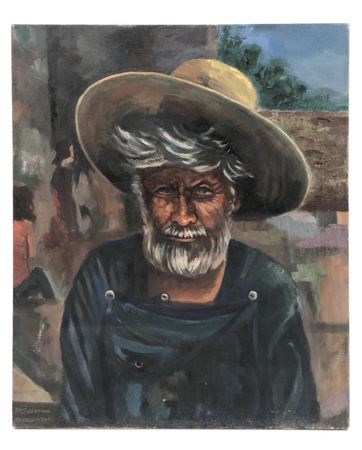 "PORTRAIT OF OLD MEXICAN MAN"