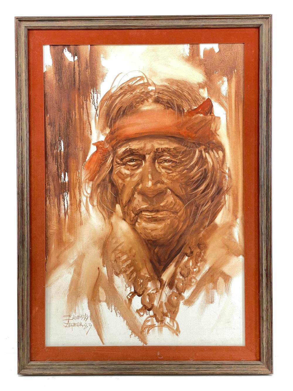 PORTRAIT OF AN INDIAN