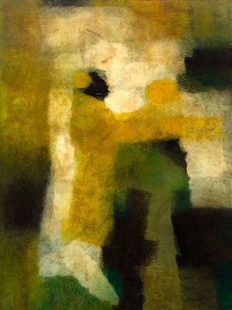 COMPOSITION EN VERT, 1954