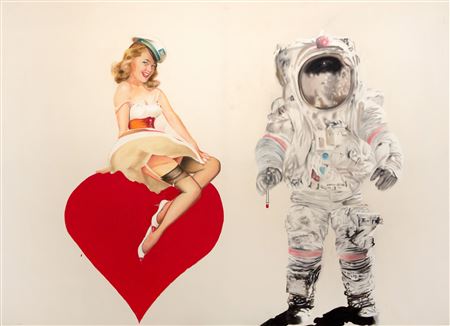PIN UP + ASTRONAUT, 2014