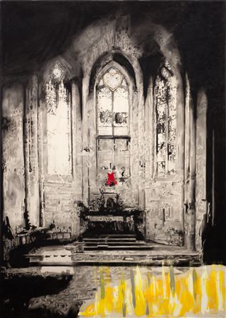 RUIN ON FIRE WITH HEART, 2011 by Marc Seguin - Auction record, sale price, and art valuation. Compare with similar artists and explore comparable artworks.