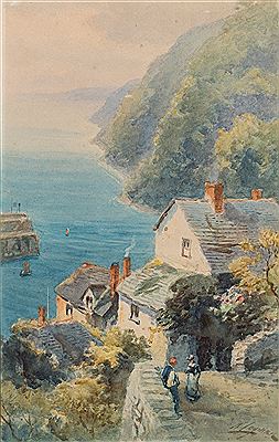 Sample artwork by Alfred Leymann (1856 - 1933), known for landscape painting - View similar artists and auction records