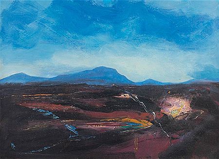 Winters Edge (Sperrin Series); Deep Shadows (Provence Series) by Derek Wilfred Menary - Auction record, sale price, and art valuation. Compare with similar artists and explore comparable artworks.