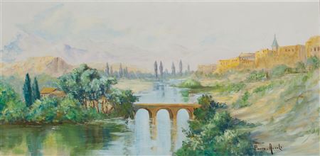 The bridge by Pierre Auzole - Auction record, sale price, and art valuation. Compare with similar artists and explore comparable artworks.