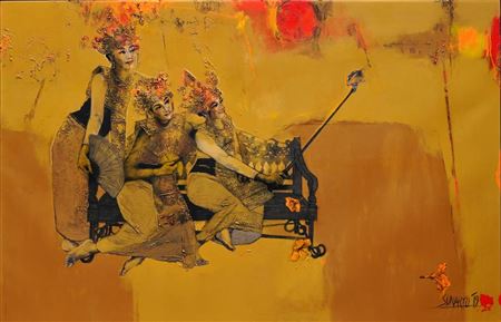 Selfie Dulu, dong ! #2 ( Let's Take a Picture #2 ) by Sunaryo - Auction record, sale price, and art valuation. Compare with similar artists and explore comparable artworks.