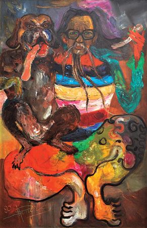My Story - My Life by Hendra Gunawan - Auction record, sale price, and art valuation. Compare with similar artists and explore comparable artworks.