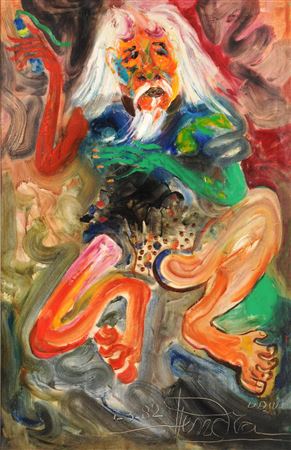 Portrait of Affandi by Hendra Gunawan - Auction record, sale price, and art valuation. Compare with similar artists and explore comparable artworks.