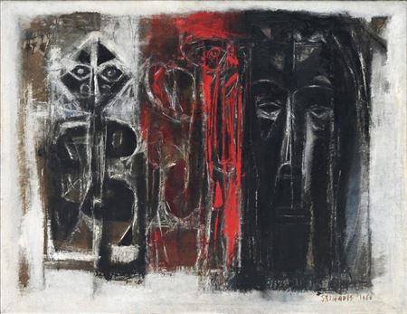 Masks by Shrihadi Soedarsono - Auction record, sale price, and art valuation. Compare with similar artists and explore comparable artworks.