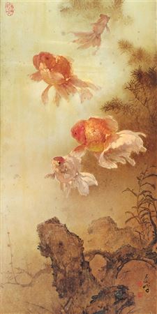 Golden Fish by Manfong Lee - Auction record, sale price, and art valuation. Compare with similar artists and explore comparable artworks.