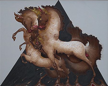 Guard by Rearngsak Boonyavanishkul - Auction record, sale price, and art valuation. Compare with similar artists and explore comparable artworks.
