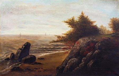 SHORELINE WITH BOATS, RHODE ISLAND
