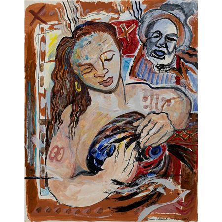 Self Portrait With Vessel