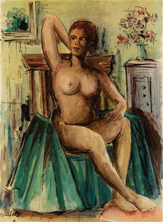 UNTITLED, NUDE IN AN INTERIOR
