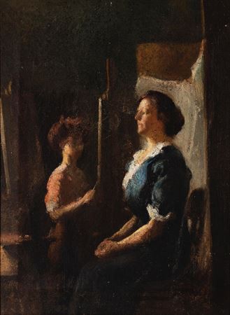 UNTITLED, THE ARTIST AND SITTER