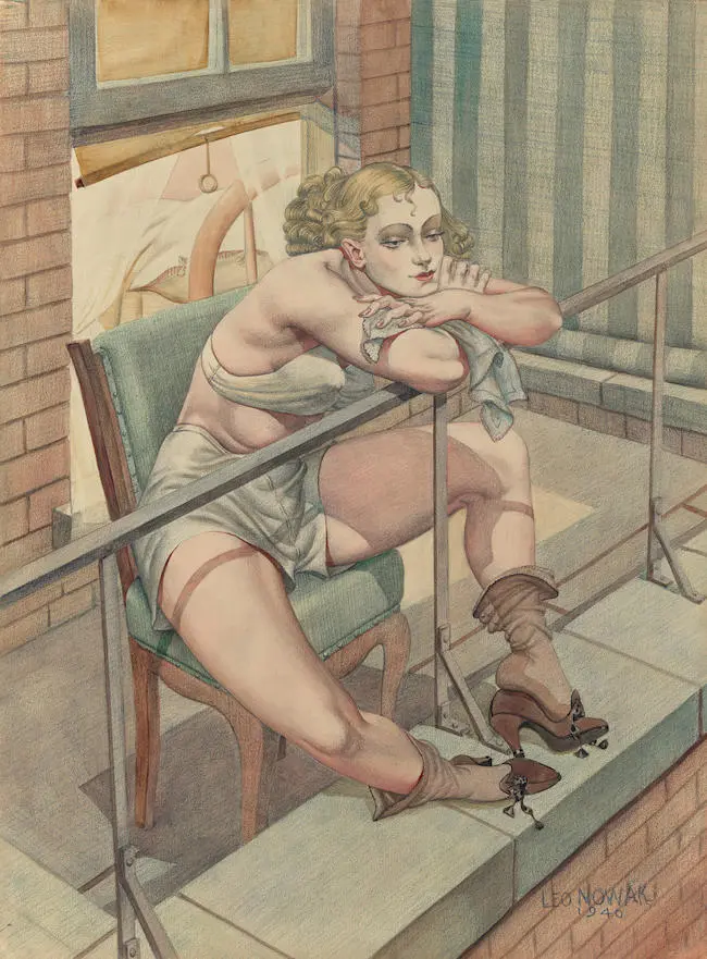 Summer Day by Leo Nowak - Auction record, sale price, and art valuation. Compare with similar artists and explore comparable artworks.