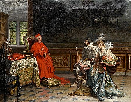 A discussion with the cardinal