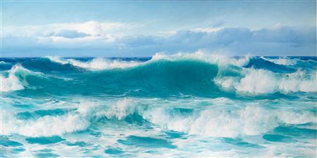 Plunging seas