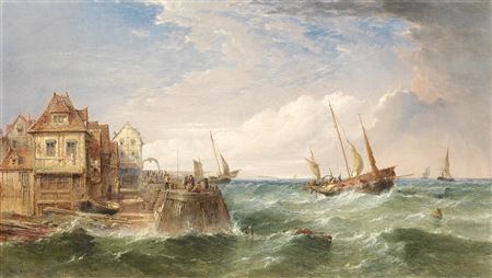 High tide, near Fécamp, Normandy