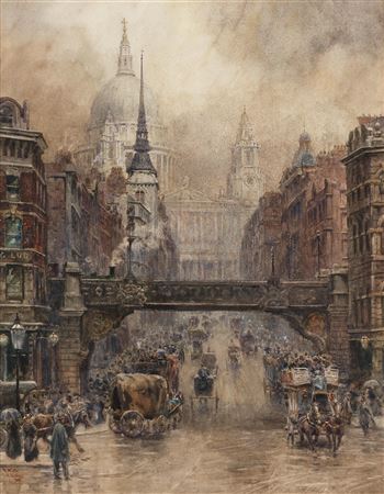 St. Pauls, London by William Wiehe Collins - Auction record, sale price, and art valuation. Compare with similar artists and explore comparable artworks.