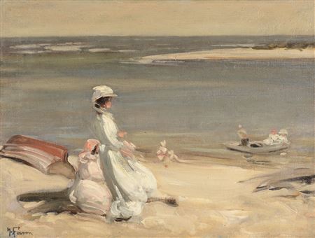 On the beach