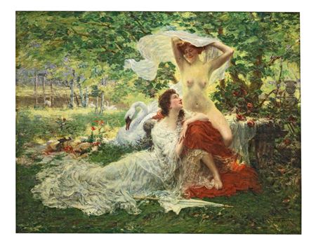 Le cygne; jalouse indiscretion - The swan